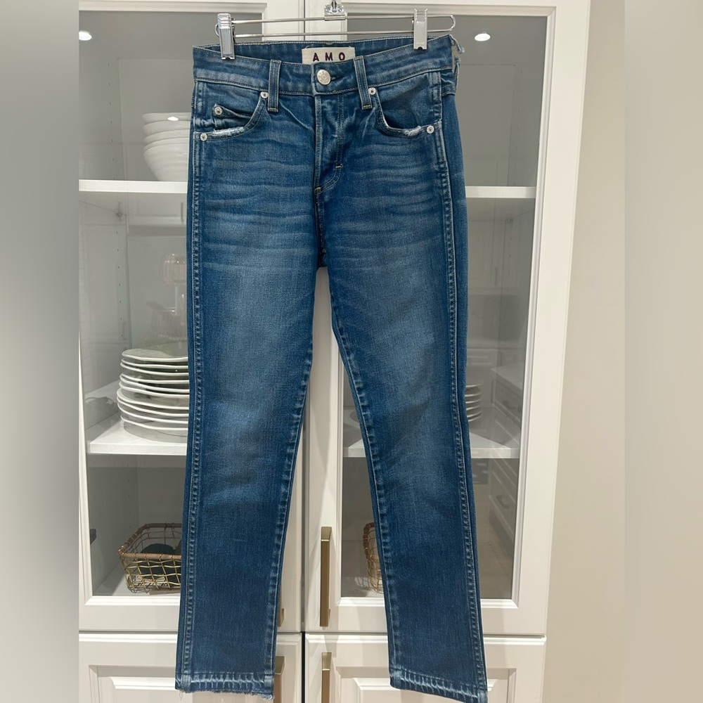 AMO Women's Slim Blue Jeans size 25